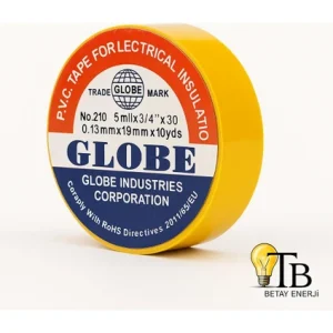 Globe Sarı Elektrik İzolasyon Bandı