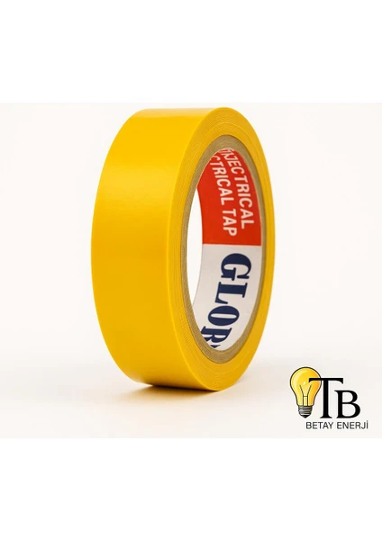 Globe Sarı Elektrik İzolasyon Bandı - Görsel 2