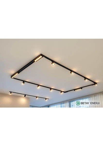 ZMR Mercekli Lineer Ray Spot 10W 900LM – Siyah Kasa – Lineer LED Ray Aydınlatma - Görsel 3