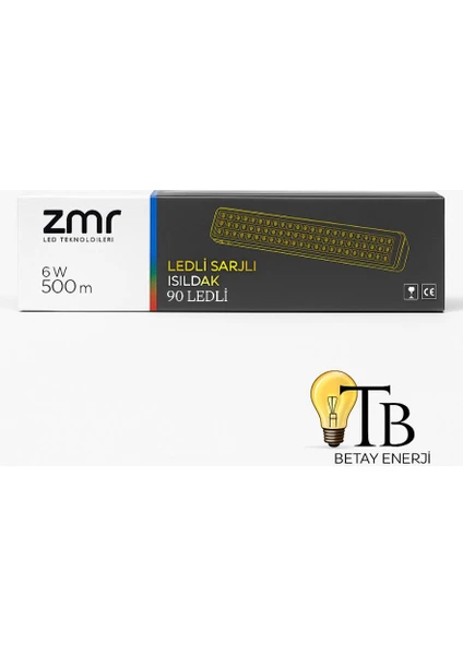 ZMR 90 LED Şarjlı Işıldak Acil Aydınlatma, USB Şarjlı