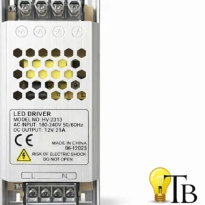 12V 21A LED Driver Metal Kasa Trafo 252W Güç Kaynağı