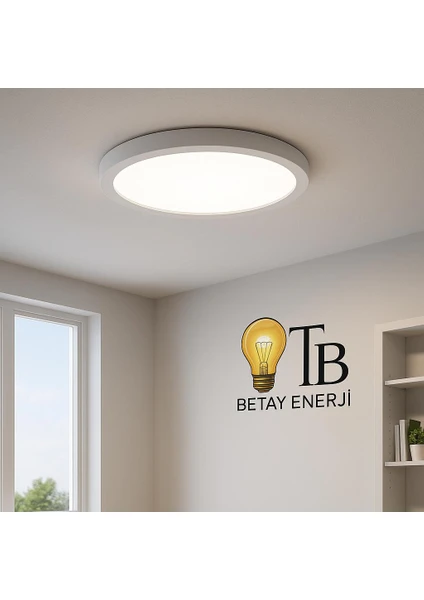 K2 LED Systems Kdl 423 – 24W Yuvarlak LED Panel 4000 K Ara Renk Sıva Üstü