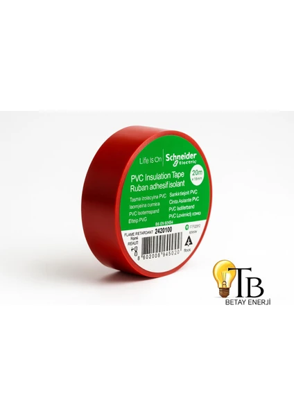 Schneider Electrıc Pvc Elektrik Bandı 20 M X19MM 5'li - Görsel 2