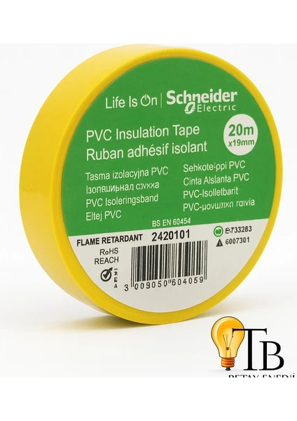 Schneider Electrıc Pvc Elektrik Bandı 20 M X19MM 5'li - Görsel 3